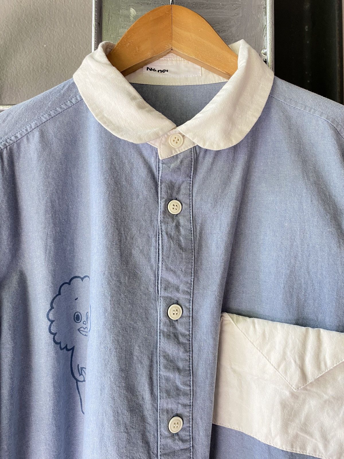 Ne-Net Né-net Light Envelope Pocket Blue Shirt Size US L / EU 52-54 / 3 - 9 Thumbnail