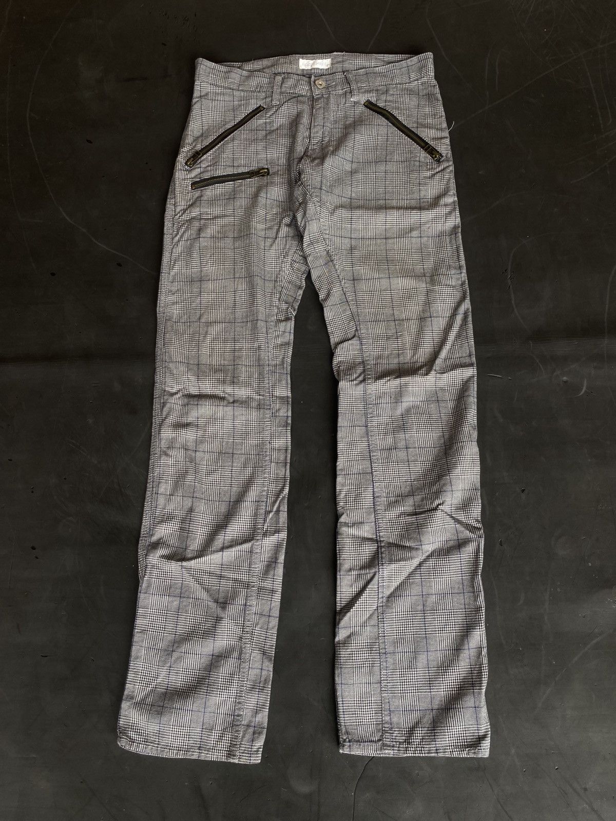 Japanese Brand × KMRii × Yasuyuki Ishii RootThree Plaid Vkei Pants Zipper Size US 29 - 1 Thumbnail