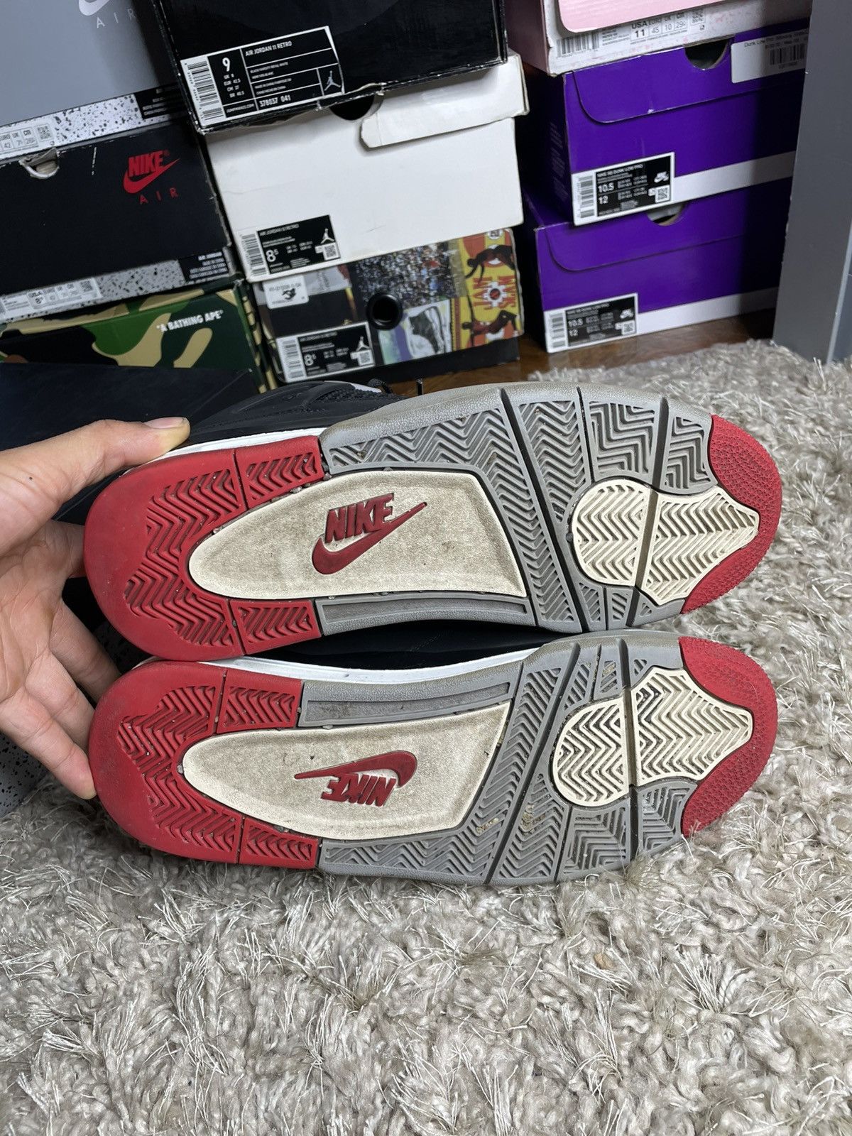 Jordan Brand Jordan 4 Bred Size US 9 / EU 42 - 7 Thumbnail