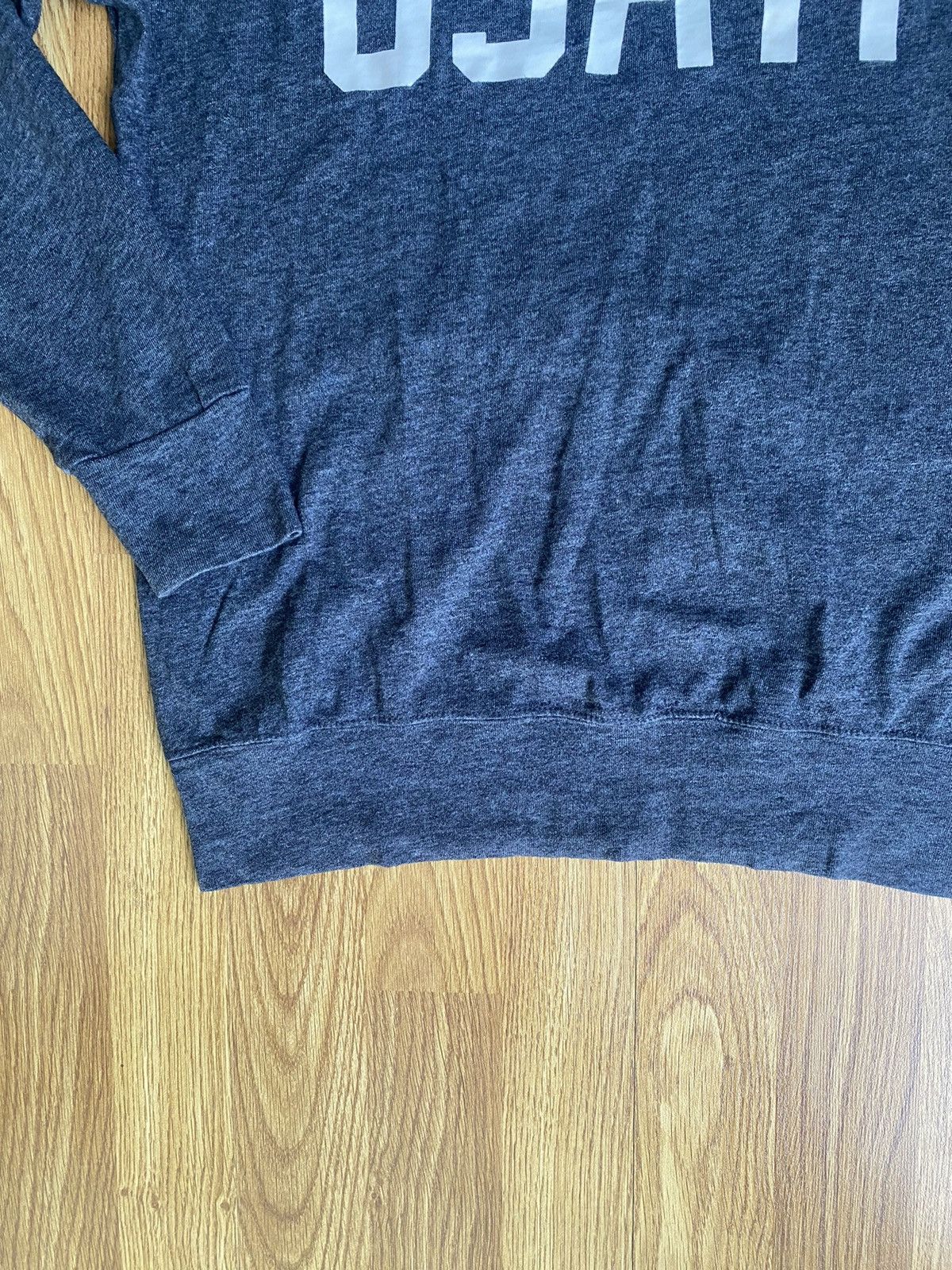 Nike × Vintage Vintage USATF Track And Field Nike Long Sleeve Cotton Gray M Size US M / EU 48-50 / 2 - 3 Thumbnail