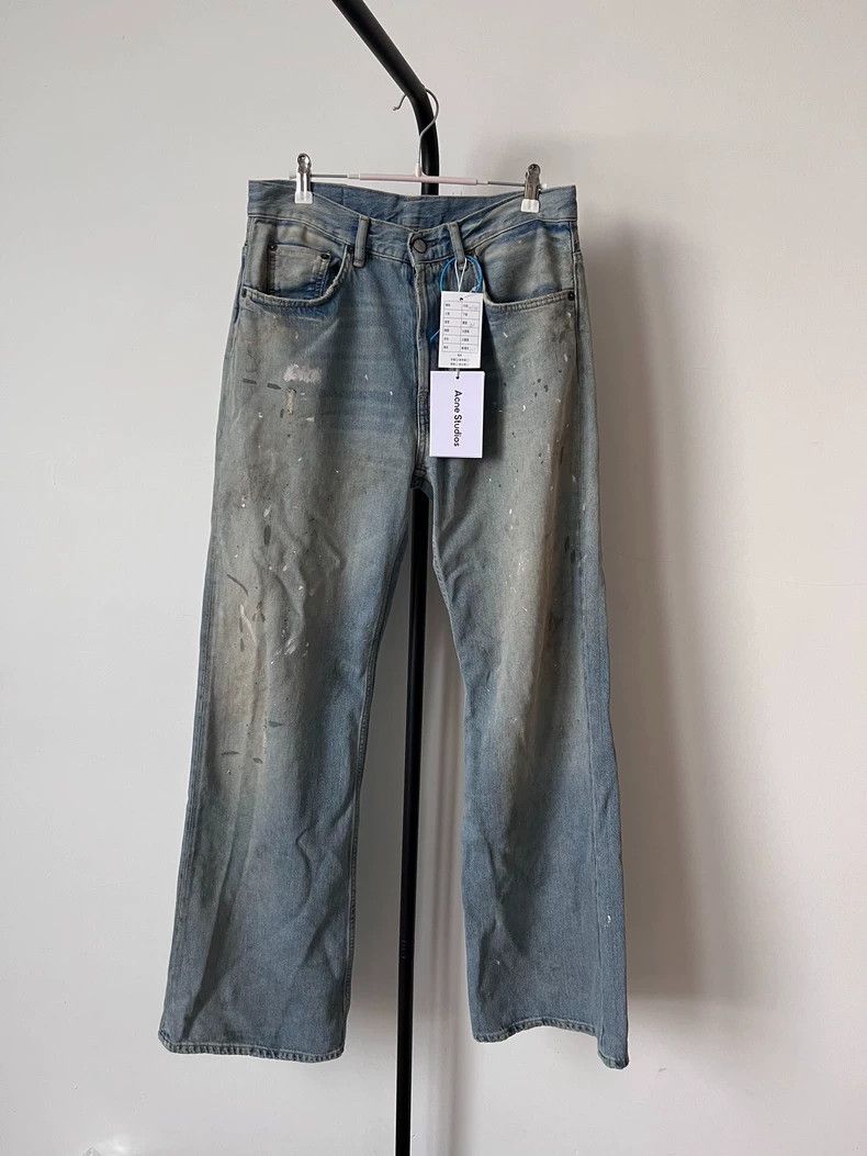 Acne Studios acne studios Mud-dyed wasteland graffiti jeans Size US 30 / EU 46 - 1 Thumbnail