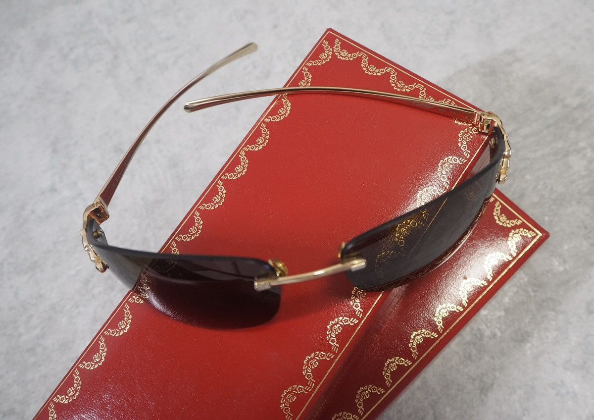 Cartier Cartier Panther gold tone sunglasses Size ONE SIZE - 2 Thumbnail