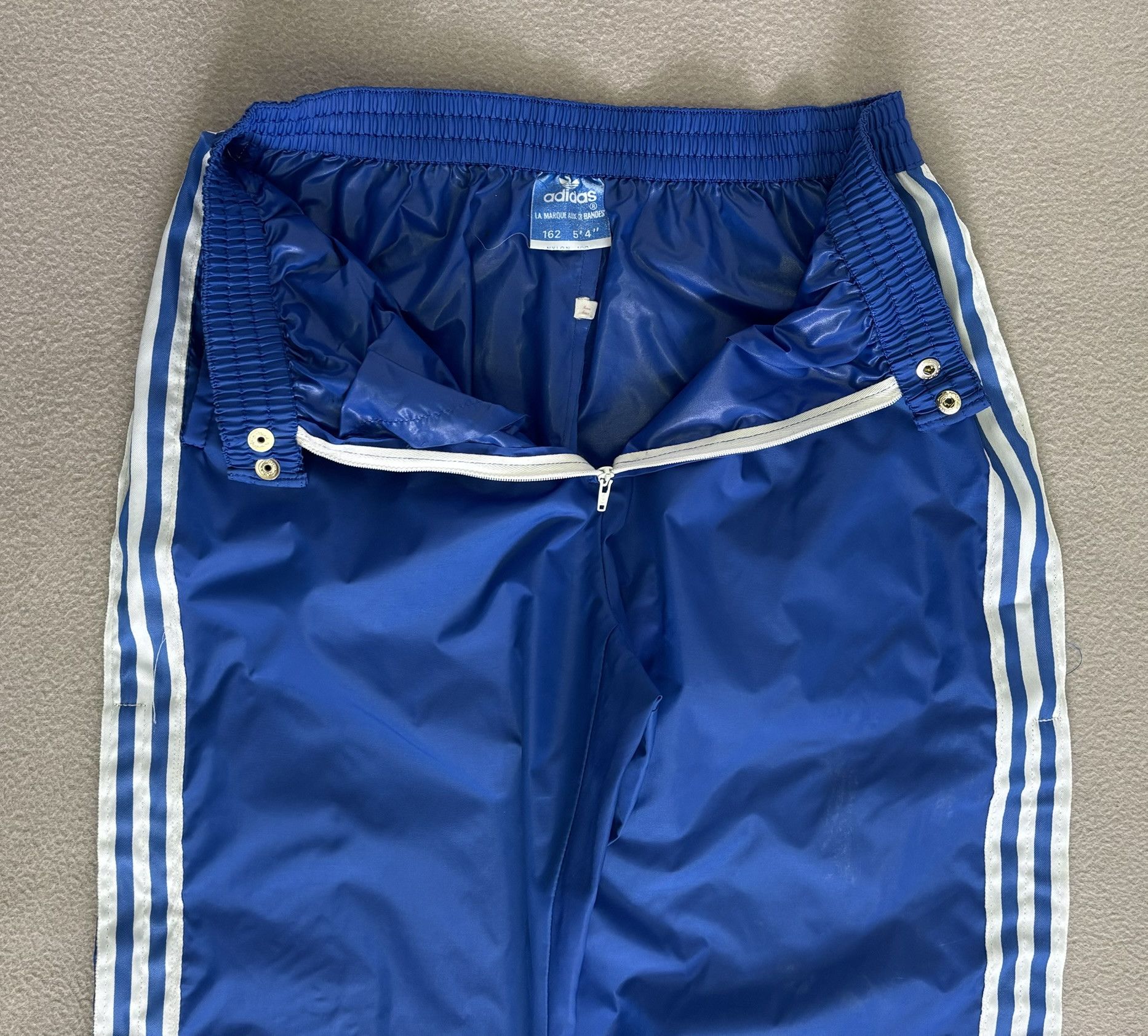 Adidas × Vintage Adidas Originals Zip Vintage 80s blue Pants Size XS Size US 29 - 15 Thumbnail