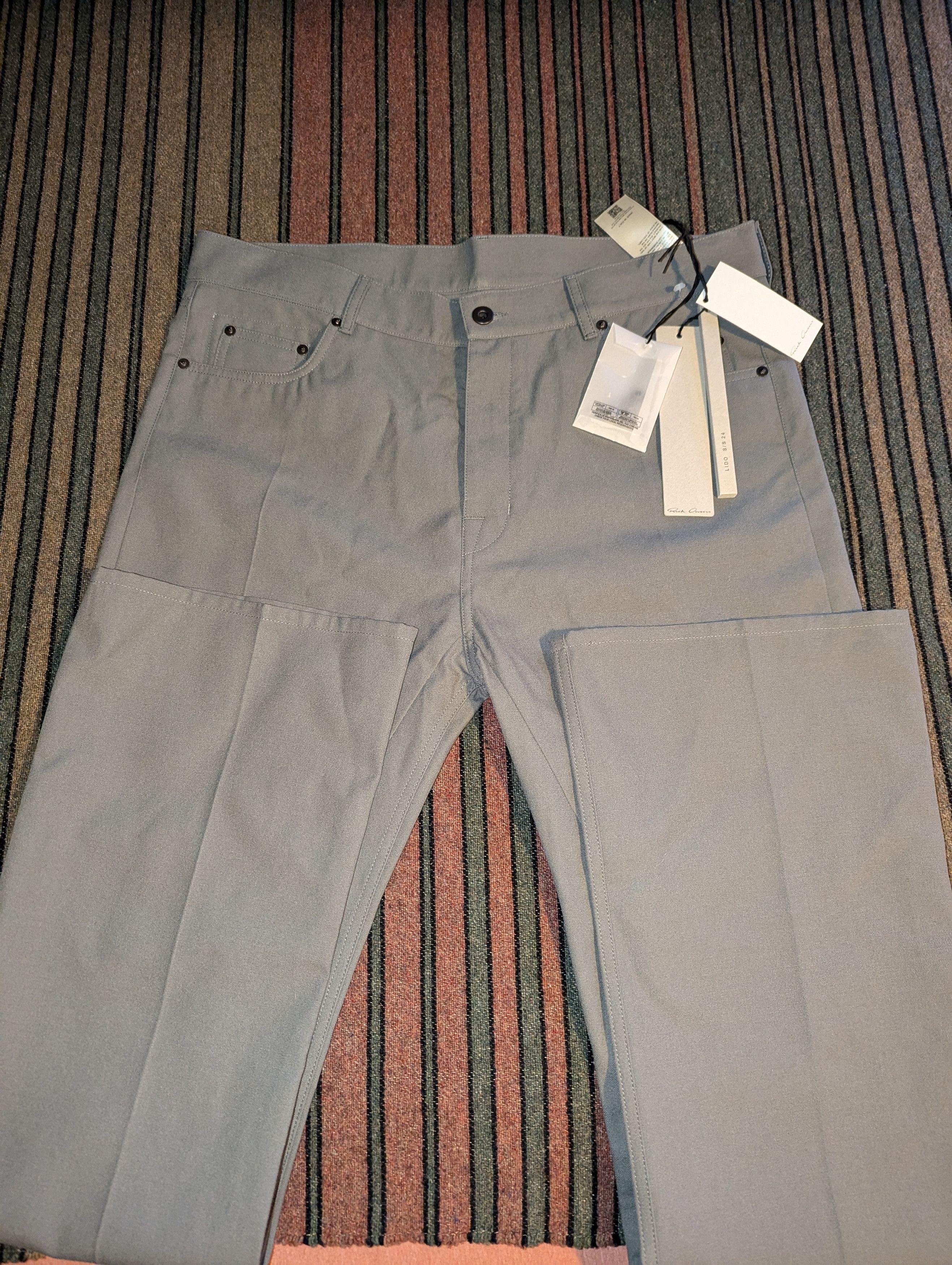 Rick Owens Rick Owens Jim Slim Fit Bootcut Pants Size US 36 / EU 52 - 5 Thumbnail