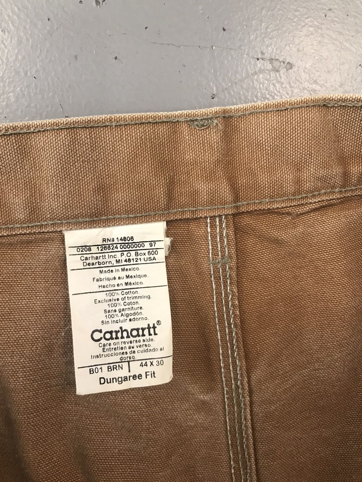 Carhartt × Vintage Vintage Carhartt B01 BRN double knee denim Size US 44 / EU 60 - 11 Thumbnail