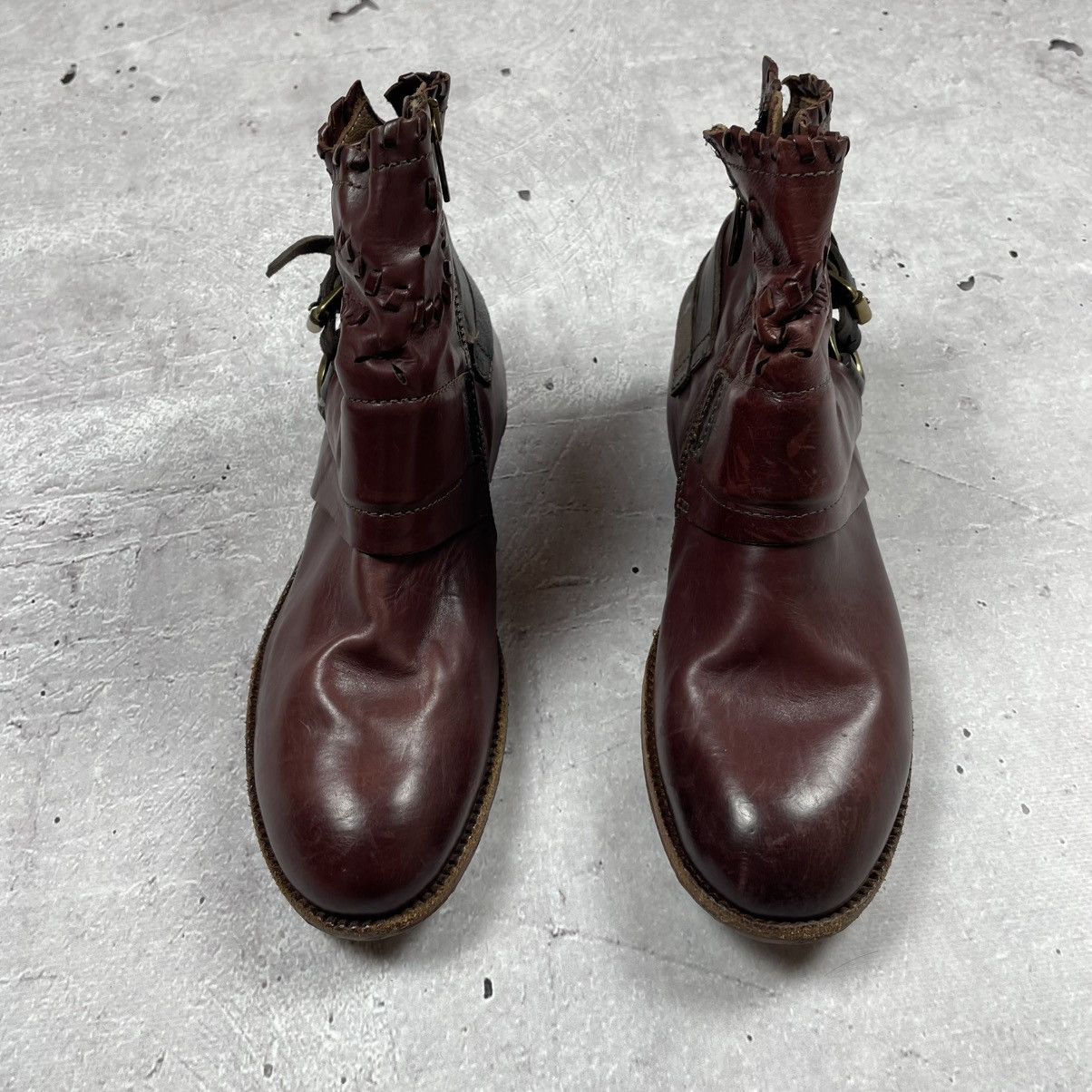 A.S.98 × If Six Was Nine × Japanese Brand 90s Vintage Leather Cowboy Leather Boots A.s. 98 shoes Size US 7 / IT 37 - 2 Thumbnail