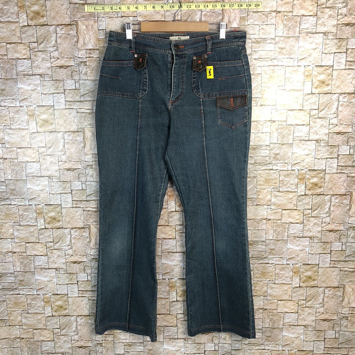 Japanese Brand Apek Japan Blue Denim Pants #A449 Size US 30 / EU 46 - 1 Thumbnail