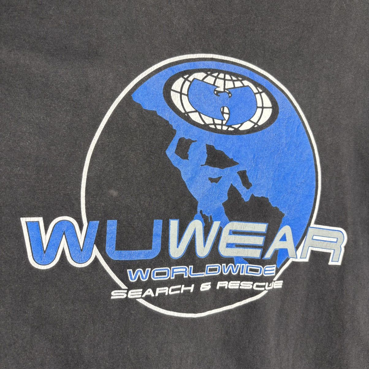Rap Tees Vintage 90s Wu Wear Search and Rescue T-Shirt / Hiphop Rap Size US XXL / EU 58 / 5 - 4 Thumbnail