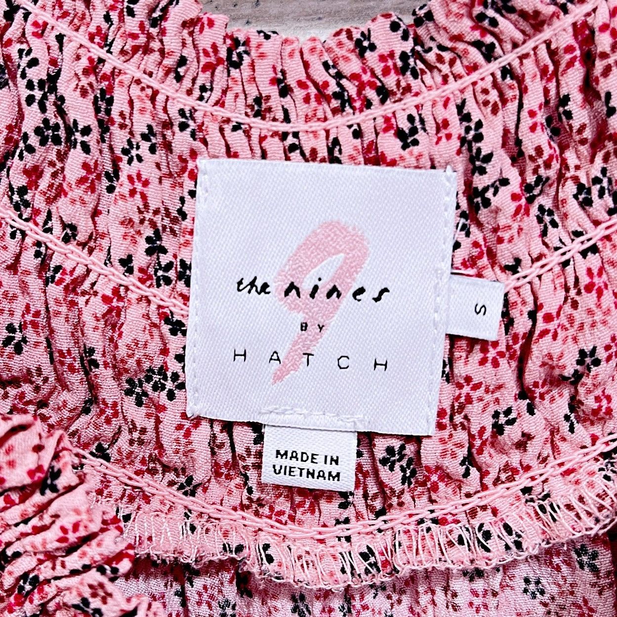 Other The Nines By Hatch Floral Smocked Maternity Top Womens Small Size S / US 4 / IT 40 - 6 Thumbnail