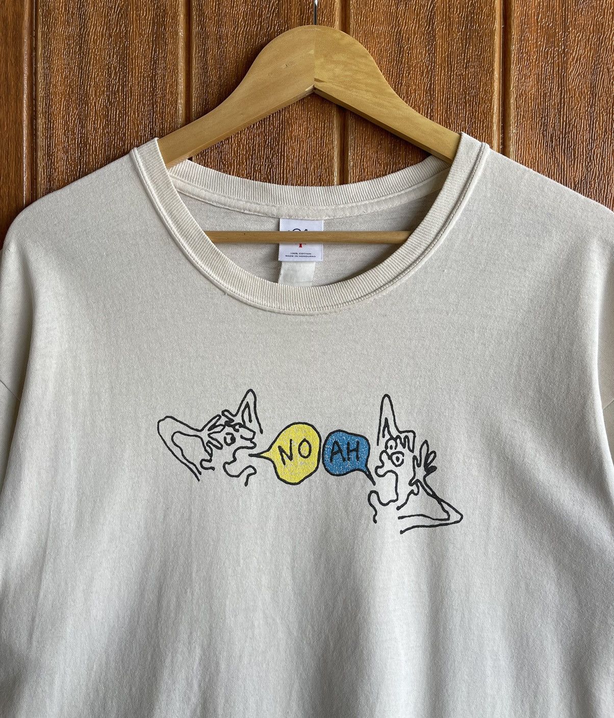 Noah Hype🔥NOAH🔥Art White Tshirt Y2k Size US L / EU 52-54 / 3 - 2 Thumbnail