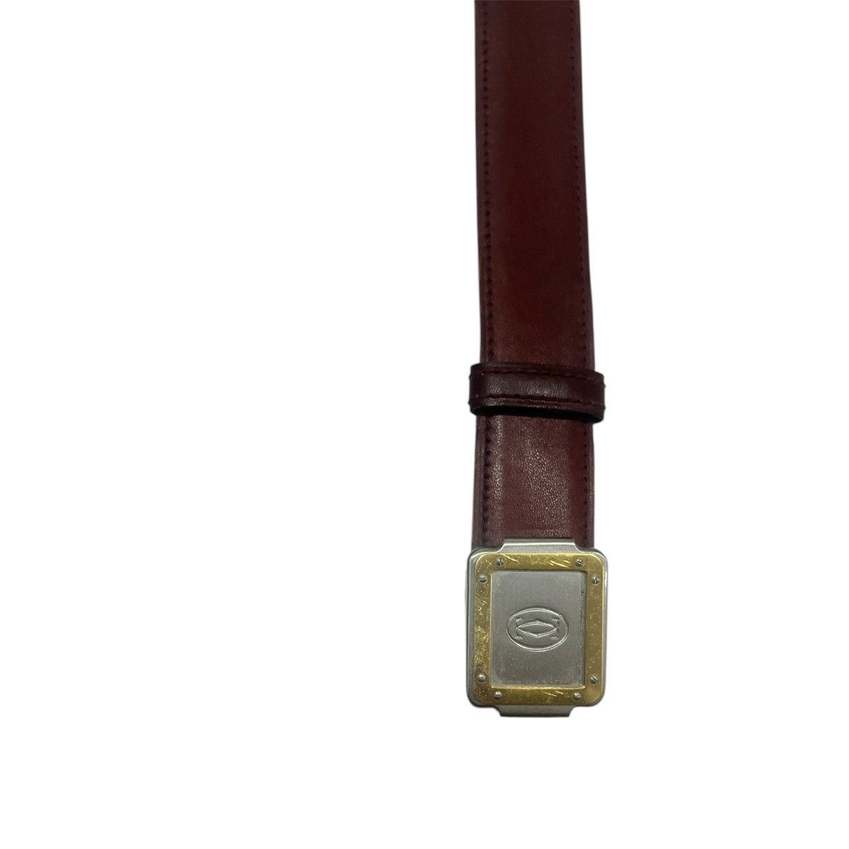 Cartier Vintage Cartier santos must de Cartier leather belt Size 30 - 3 Thumbnail