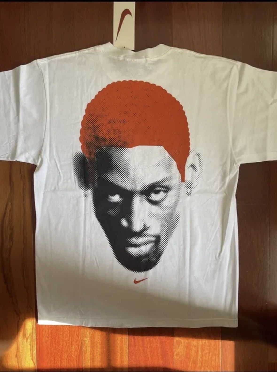 激レア VINTAGE NIKE \"Dennis Rodman\" TEE 90s VTG Nike Dennis Rodman Green Hair Big Head T-shirt - Etsy