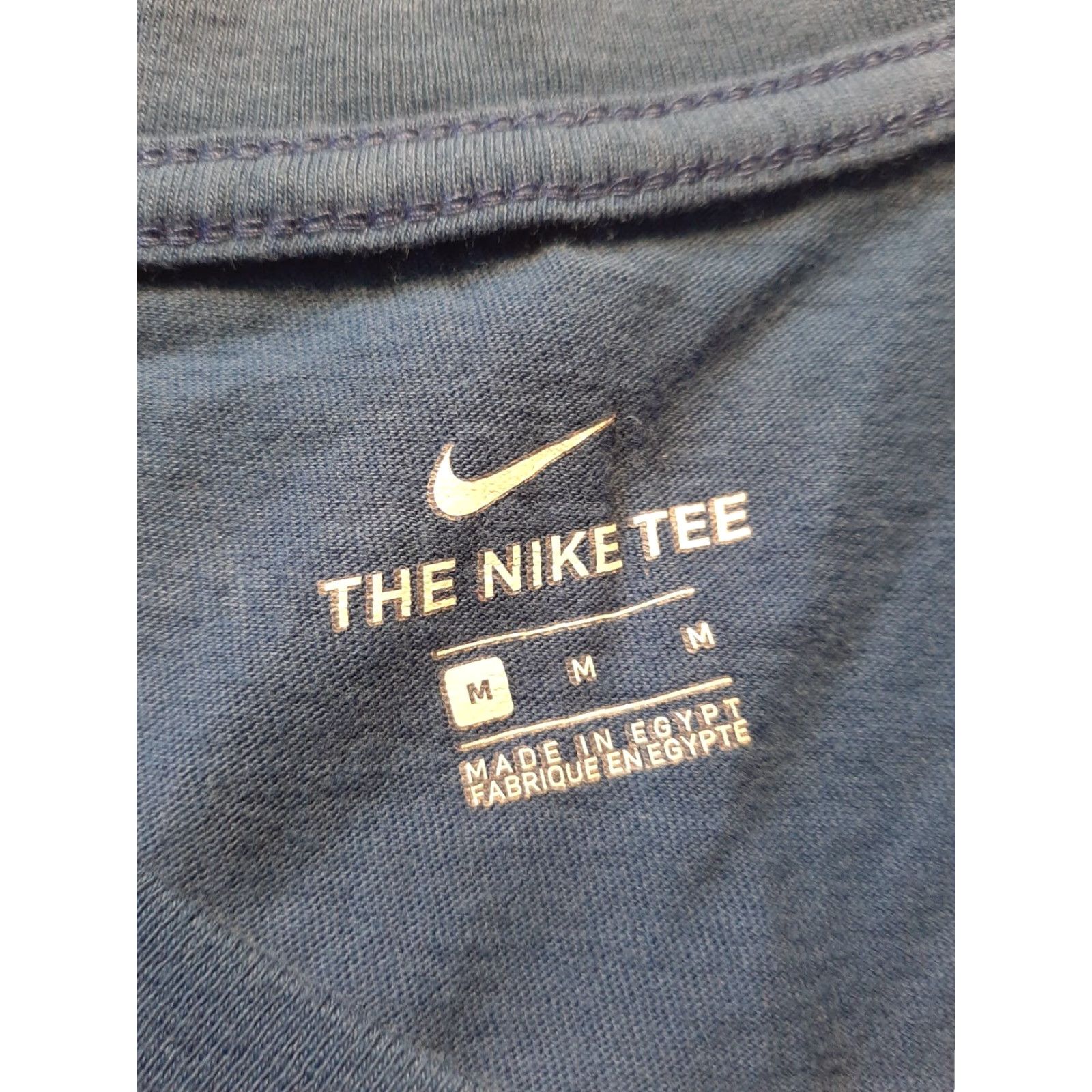 Nike Nike tee Womens Shirt M Blue Short Sleeve Embordered Logo Tee Size M / US 6-8 / IT 42-44 - 3 Thumbnail