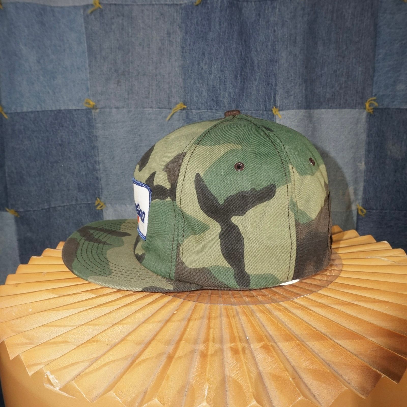 Vintage OSFA - Vintage Y2K PUREGRO embroider patch military camo hat Size ONE SIZE - 3 Thumbnail