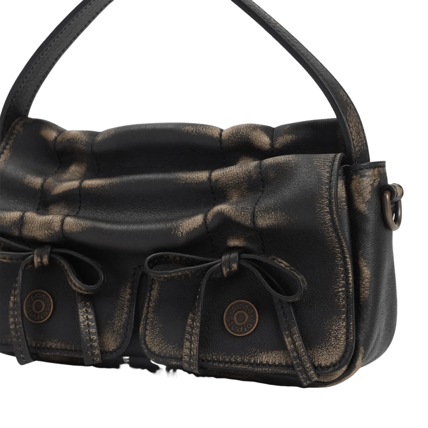 Acne Studios ACNE STUDIOS Multi Micro Br/Be Leather Top Handle Bag Size ONE SIZE - 3 Thumbnail