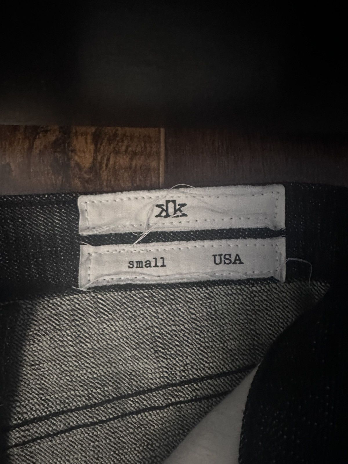 K-Two Studios K-Two Studios 18oz Heavy Denim Loose Indigo Size US 29 - 3 Thumbnail