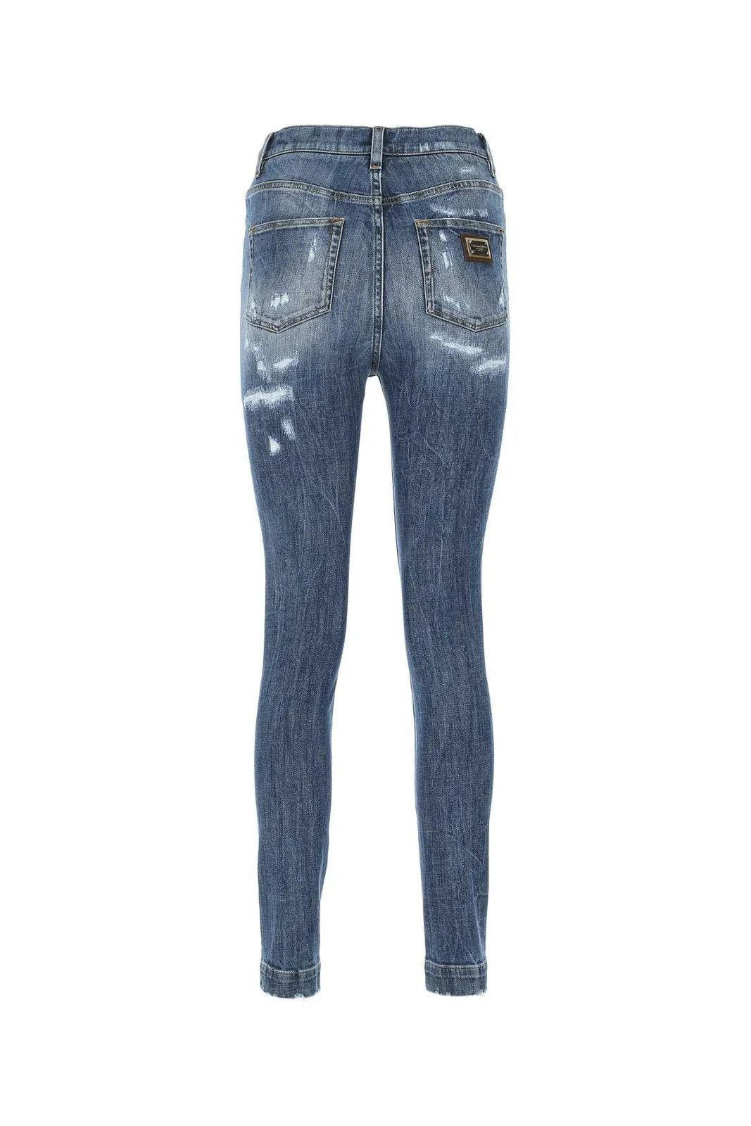Dolce & Gabbana o1y0825 Denim Pant in Blue Size 27" / US 4 / IT 40 - 2 Thumbnail