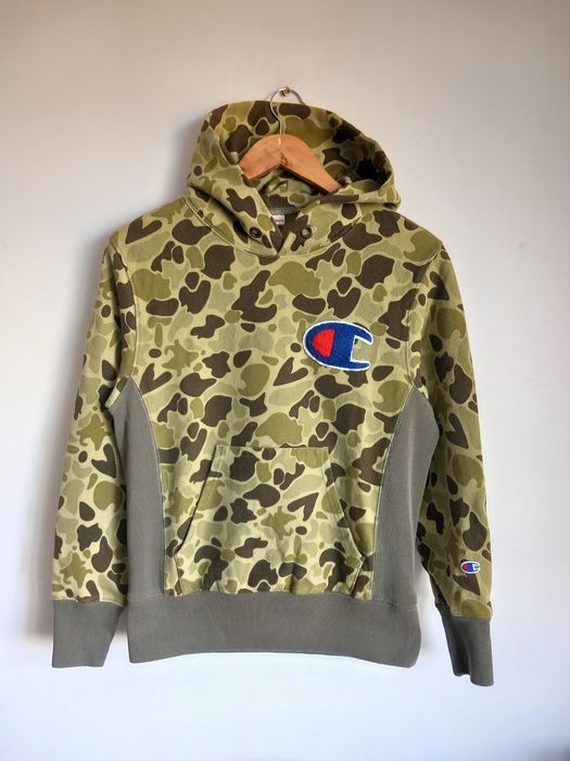 Champion Champion Reverse Weave Camo hoodie size S Grailed