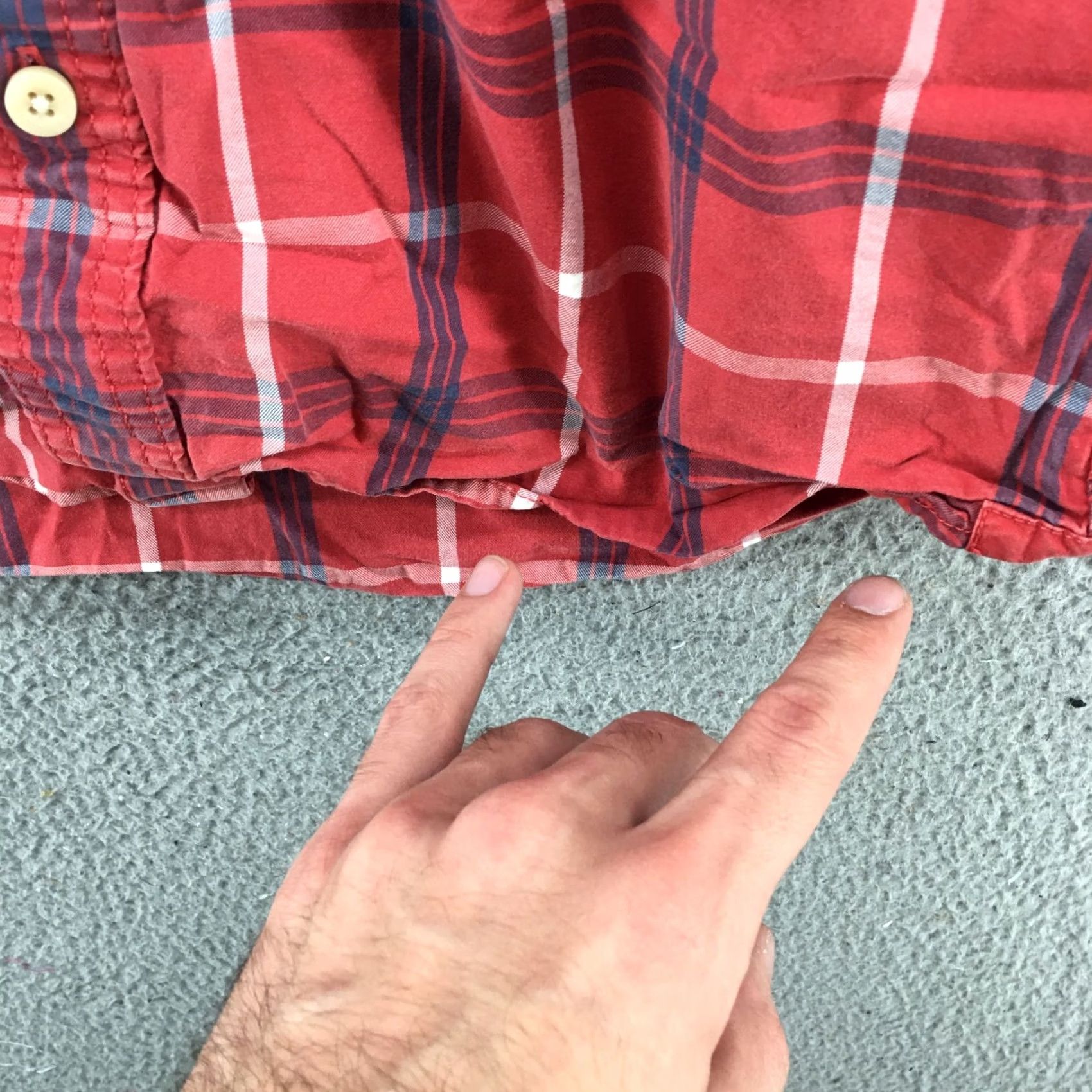 Abercrombie & Fitch Abercrombie & Fitch Button Down Shirt Mens L Multicolor Cotton Plaid Long Sleeve Size US L / EU 52-54 / 3 - 7 Thumbnail