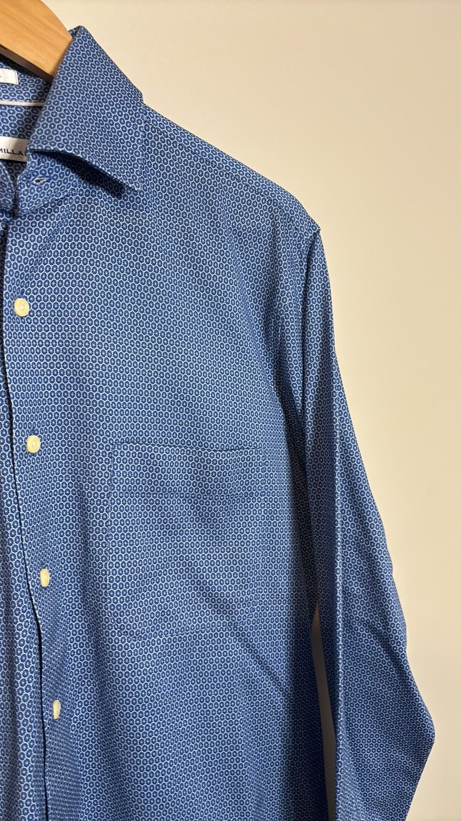 Peter Millar Peter Millar Button Up Dress Shirt Size US M / EU 48-50 / 2 - 2 Thumbnail