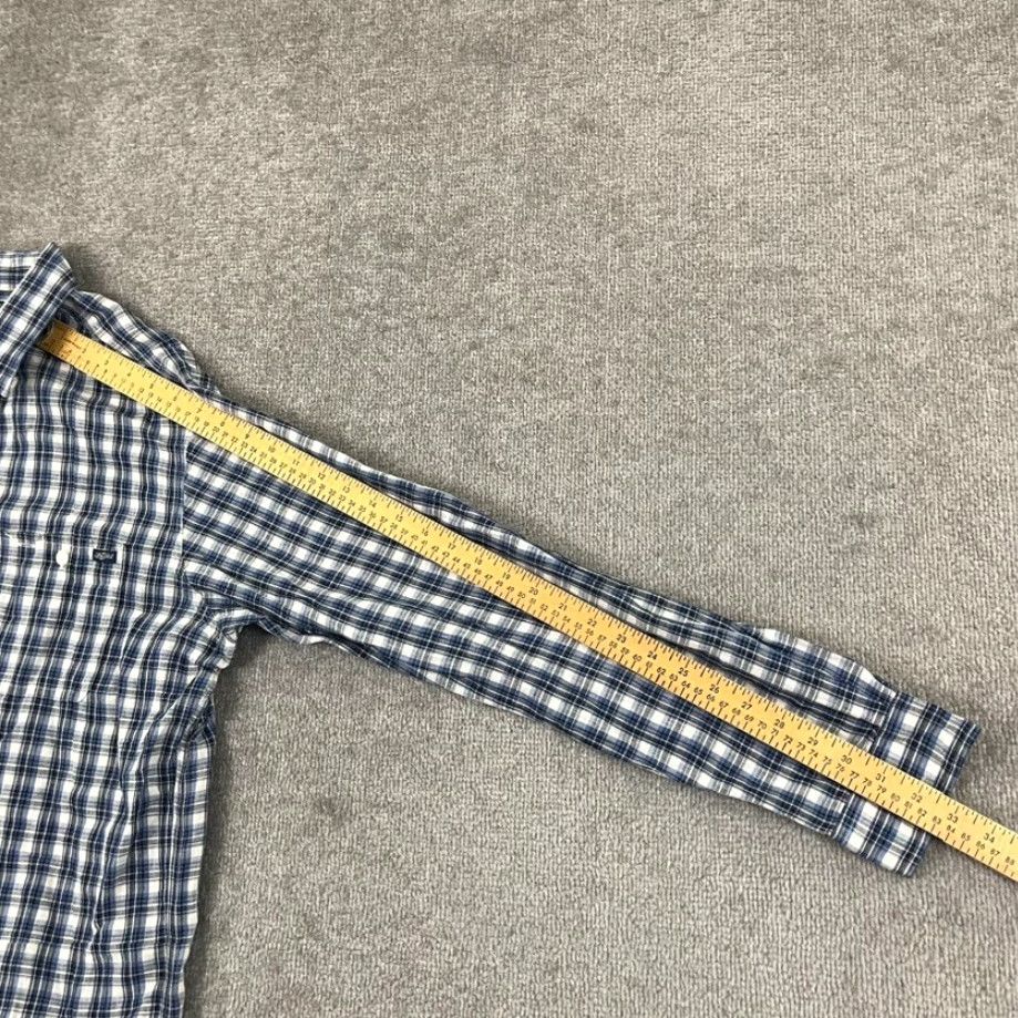 Ralph Lauren VINTAGE Ralph Lauren Shirt Mens Large Blue Plaid Linen Blend Button Up Preppy Old Money Size US L / EU 52-54 / 3 - 7 Thumbnail
