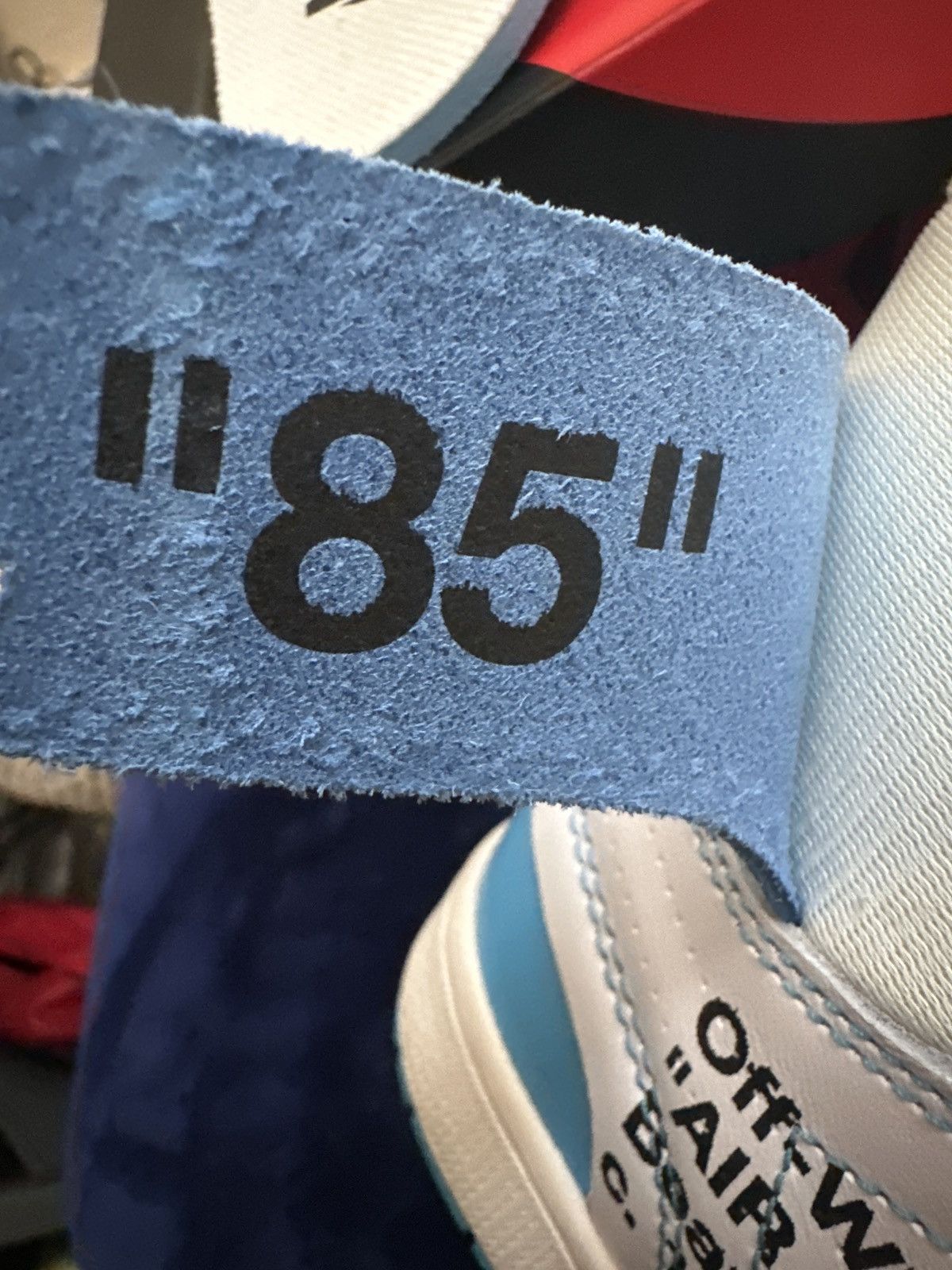 Off-White AIR JORDAN 1 x OFF-WHITE UNC Size US 9.5 / EU 42-43 - 10 Thumbnail