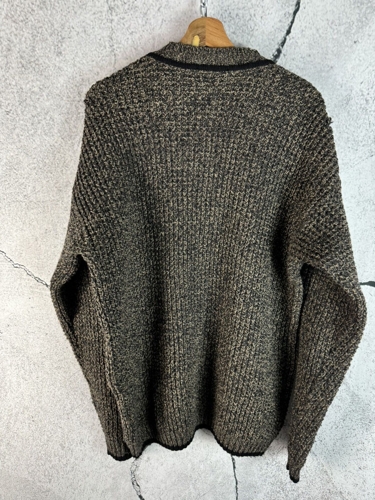 Vintage 1990’s Vintage Daniel Hetcher Heavy Knit Wool Sweater Size US L / EU 52-54 / 3 - 2 Thumbnail