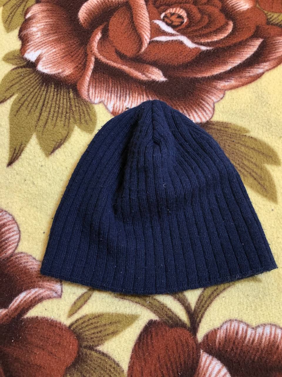 Nike Nike Beanie Navy Ribbed Knit Embroidered logo Size ONE SIZE - 5 Thumbnail