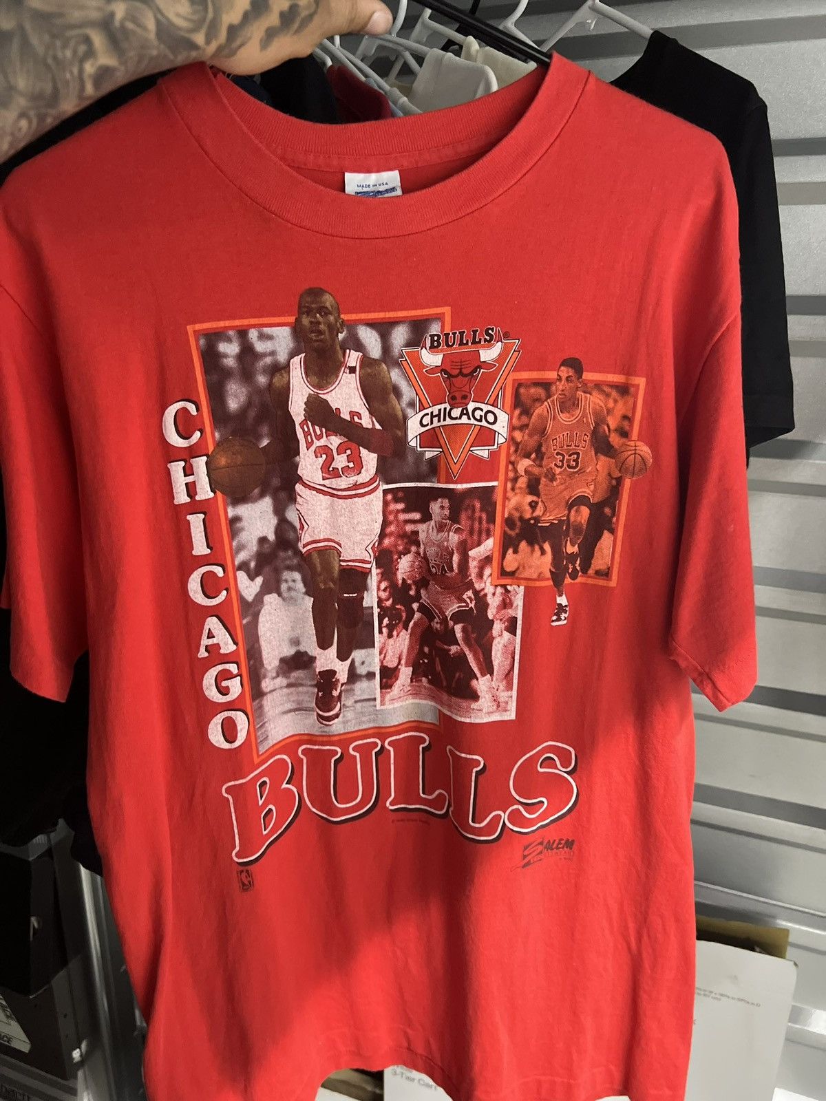 Salem Sportswear Michael Jordan Collage T-Shirt •size [ 🄻 ] Size US L / EU 52-54 / 3 - 1 Thumbnail