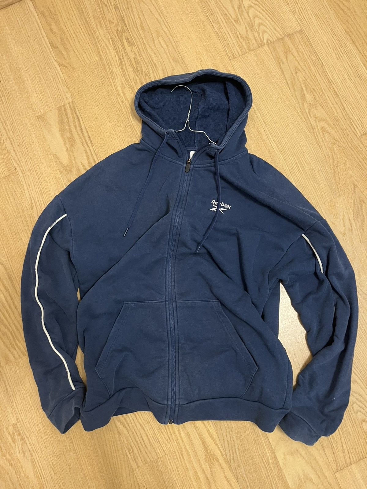 Reebok Reebok blue zip hoodie Size US M / EU 48-50 / 2 - 1 Thumbnail