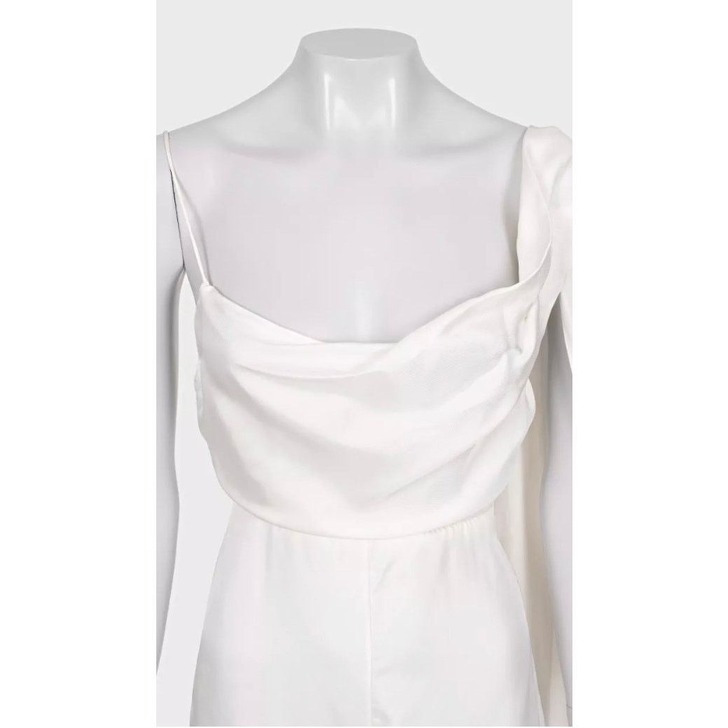 Dior Christian Dior White Open Back Jumpsuit - Size XS/34 Size 25" / US 0 / IT 36 - 4 Thumbnail