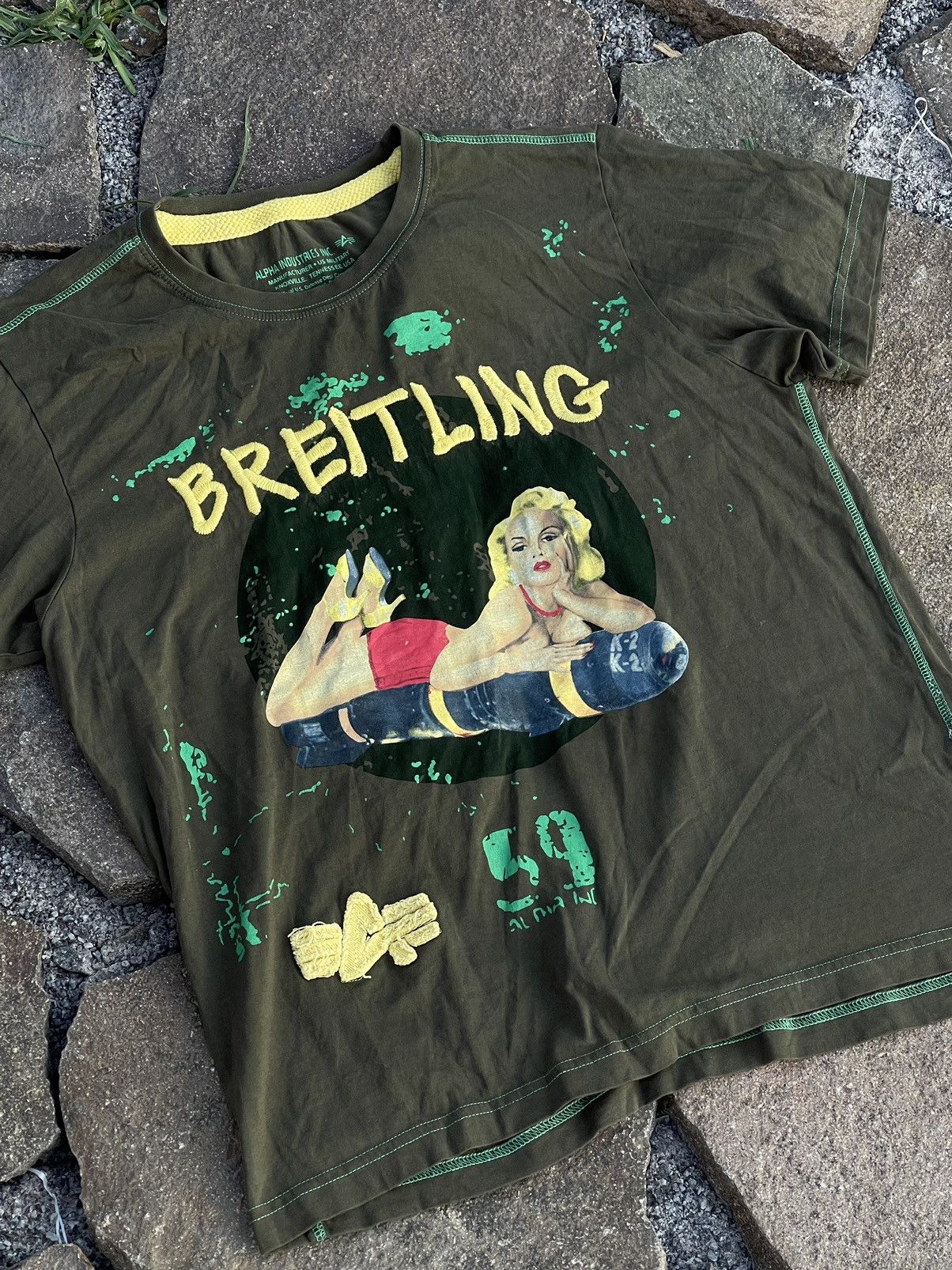 Alpha Industries Alpha Industries x Breitling rocket Monroe t-shirt tee Size US M / EU 48-50 / 2 - 4 Thumbnail