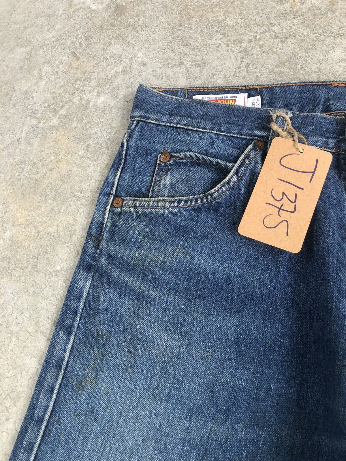 Big John Vintage Big John Distressed Jeans Straight Fit Size US 30 / EU 46 - 14 Thumbnail