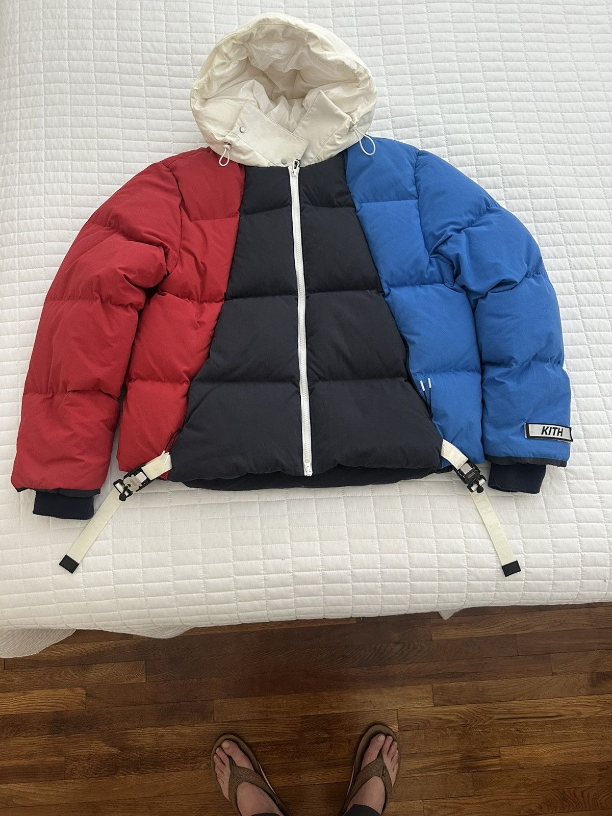 Kith Kith Colorblocked Puffer Jacket Blue / Multi Size US XL / EU 56 / 4 - 9 Thumbnail