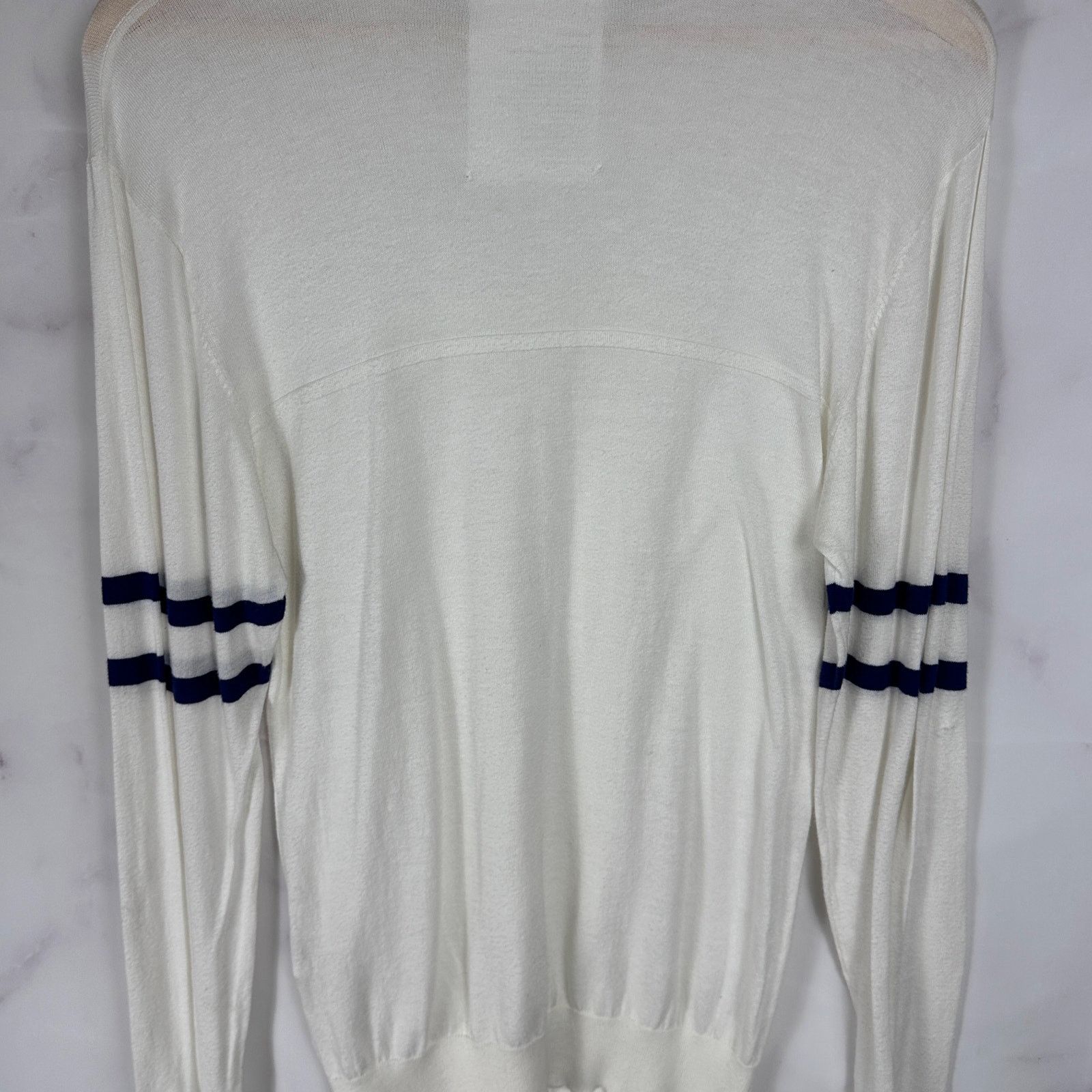 Wtaps White Sleeve Stripe Sweater Size US M / EU 48-50 / 2 - 9 Thumbnail