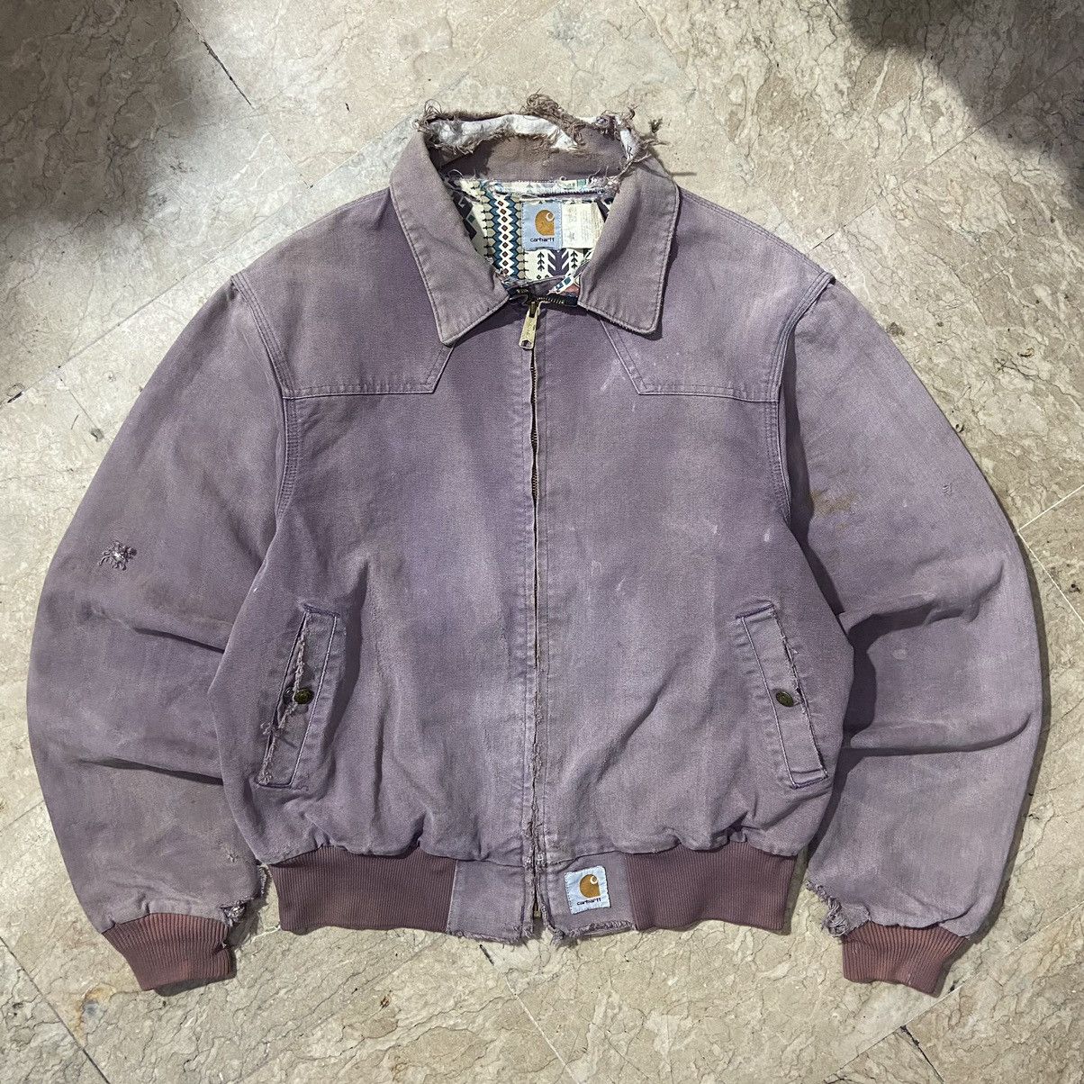 【超希少】1996年 カーハート サンタフェジャケット JQ2246 ワイン Carhartt RARE Carhartt JQ2246 Santa Fe Jacket – Wine/Burgundy
