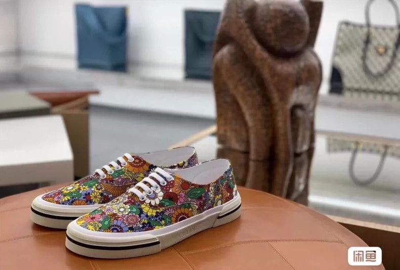 Celine Celine Hedi Floral Skate Shoes Size US 8 / EU 41 - 9 Thumbnail