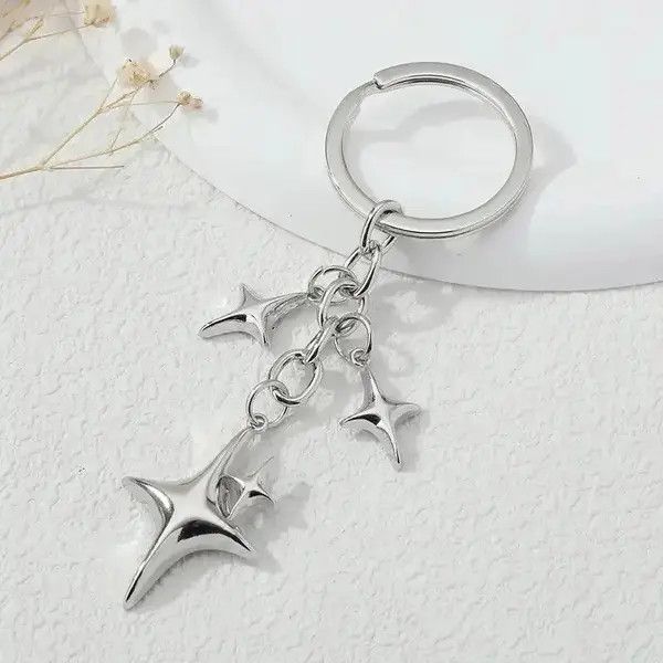 VIBE 4 Point Star Keychain Size ONE SIZE - 4 Thumbnail