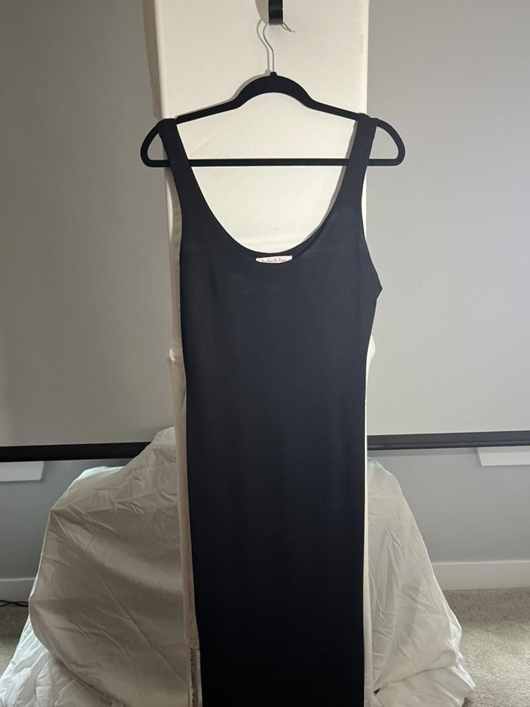 Designer Harlow & Rose Petite Black Maxi Dress Size M / US 6-8 / IT 42-44 - 1 Thumbnail