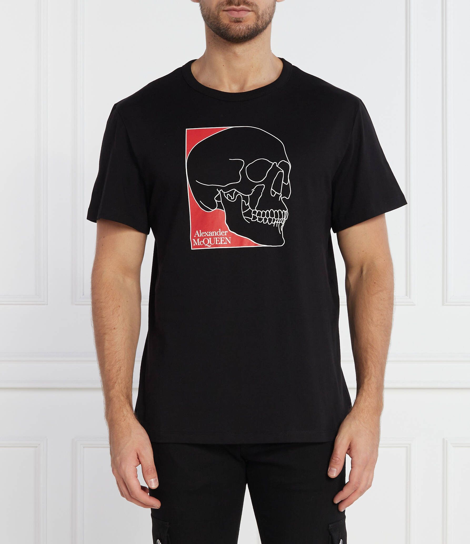Alexander McQueen ALEXANDER MCQUEEN black regular fit Skull t-shirt Medium q Size US M / EU 48-50 / 2 - 5 Thumbnail