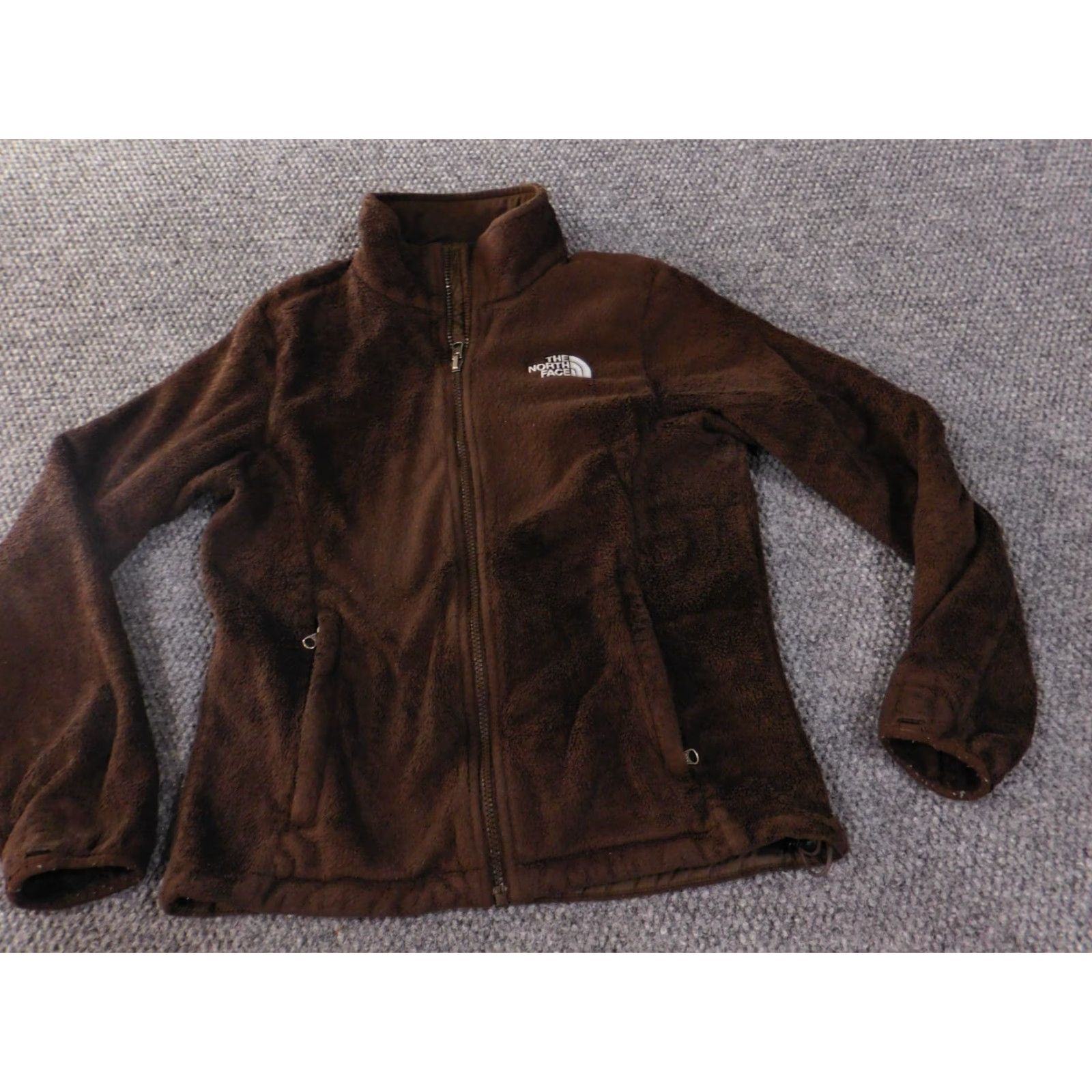 The North Face The North Face Jacket Womens Small Brown Fleece Full Zip Logo Size S / US 4 / IT 40 - 3 Thumbnail