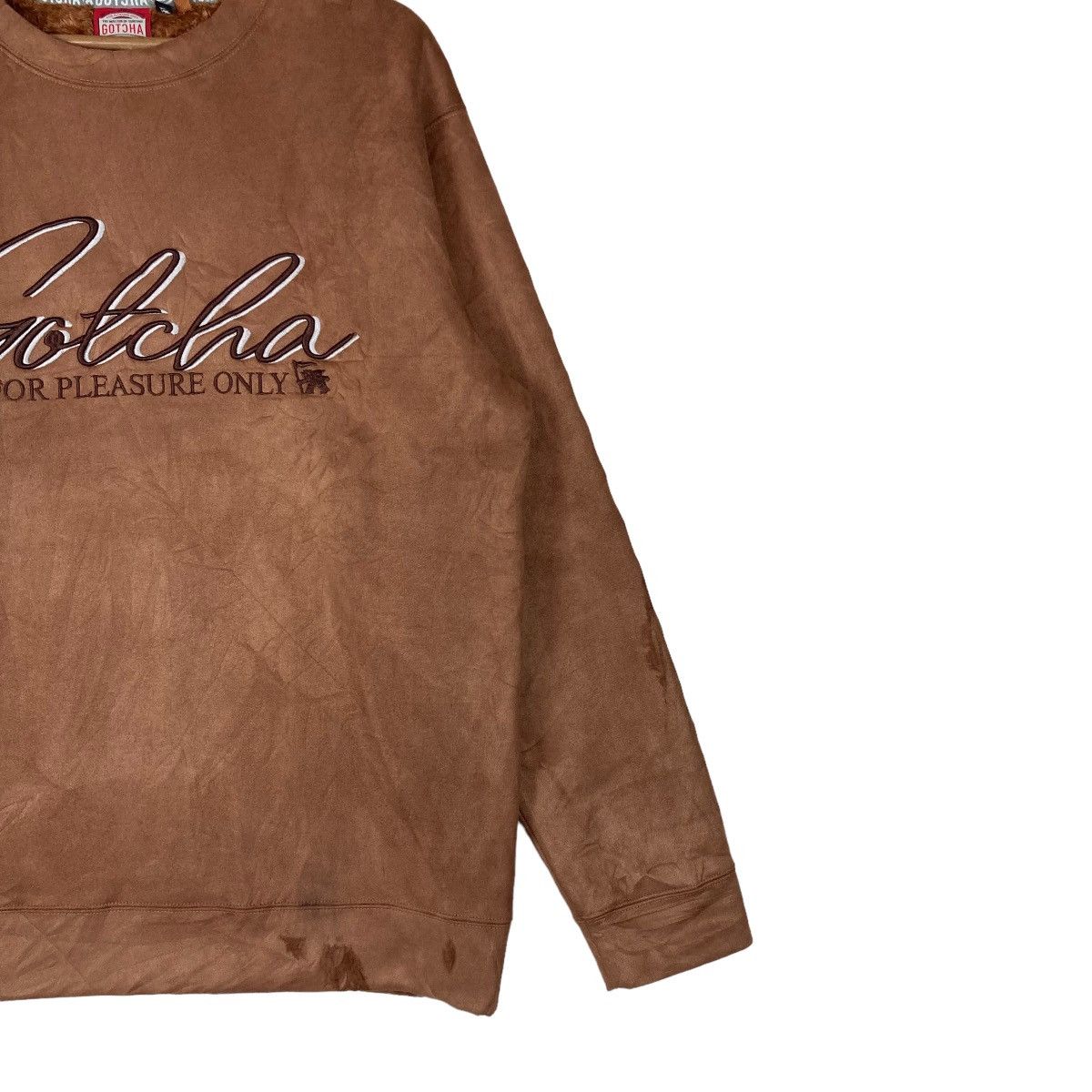 Gotcha Vintage Gotcha Spell Out Pullover Jumper Fleece Sweatshirt Size US L / EU 52-54 / 3 - 4 Thumbnail