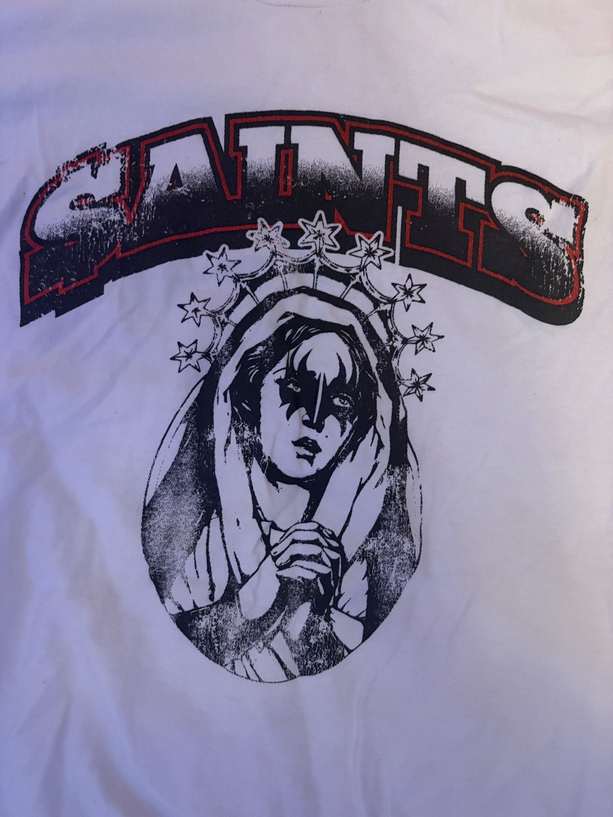Other Saints Brand White Tee Size US S / EU 44-46 / 1 - 3 Thumbnail