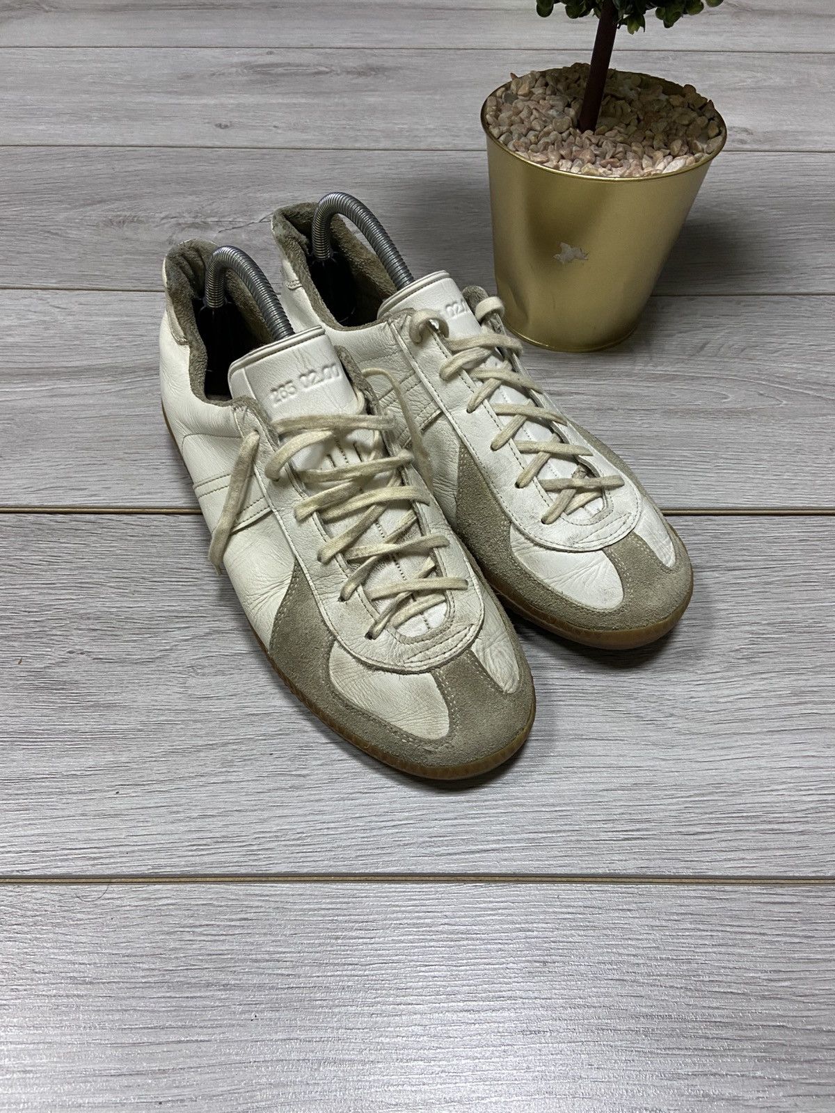 Vintage BW-sport 265 Maison Margiela style vintage leather trainers Size US 8 / EU 41 - 2 Thumbnail
