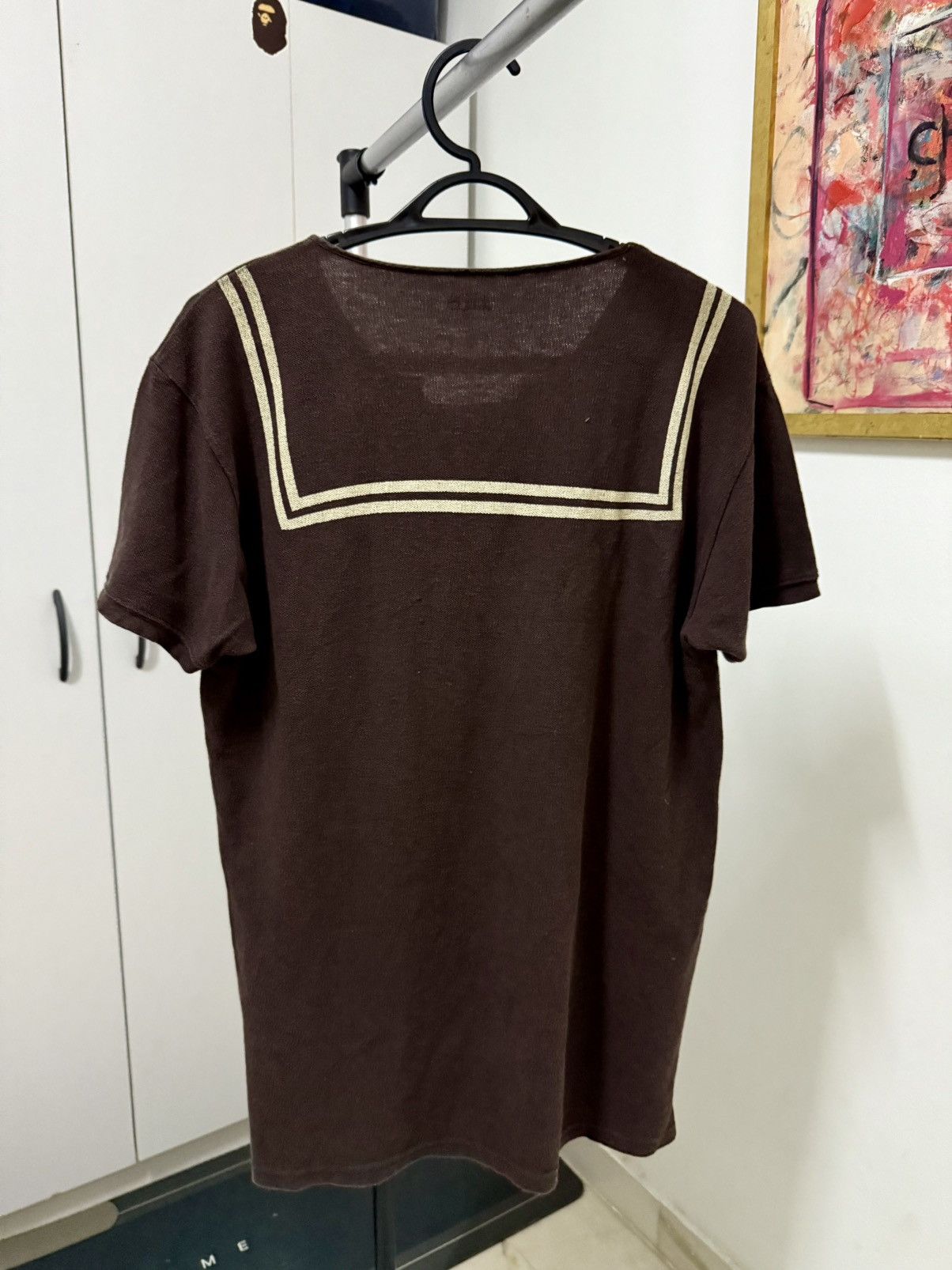 Kapital Kapital short-sleeve lace-up henley tshirt Size US M / EU 48-50 / 2 - 5 Thumbnail