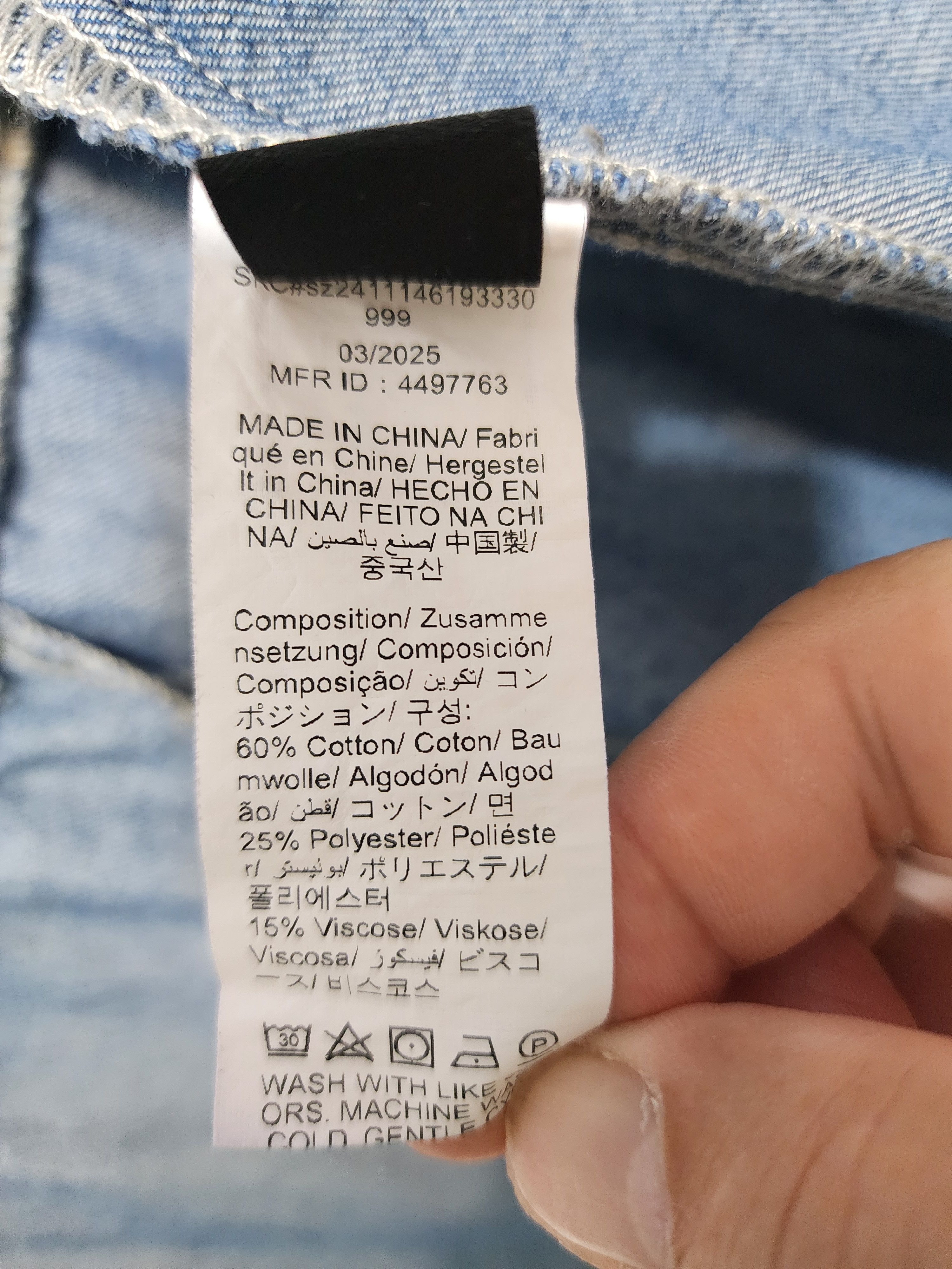 Denim & Co. Women's cotton jumpsuit. Size 42" / US 20 - 8 Thumbnail