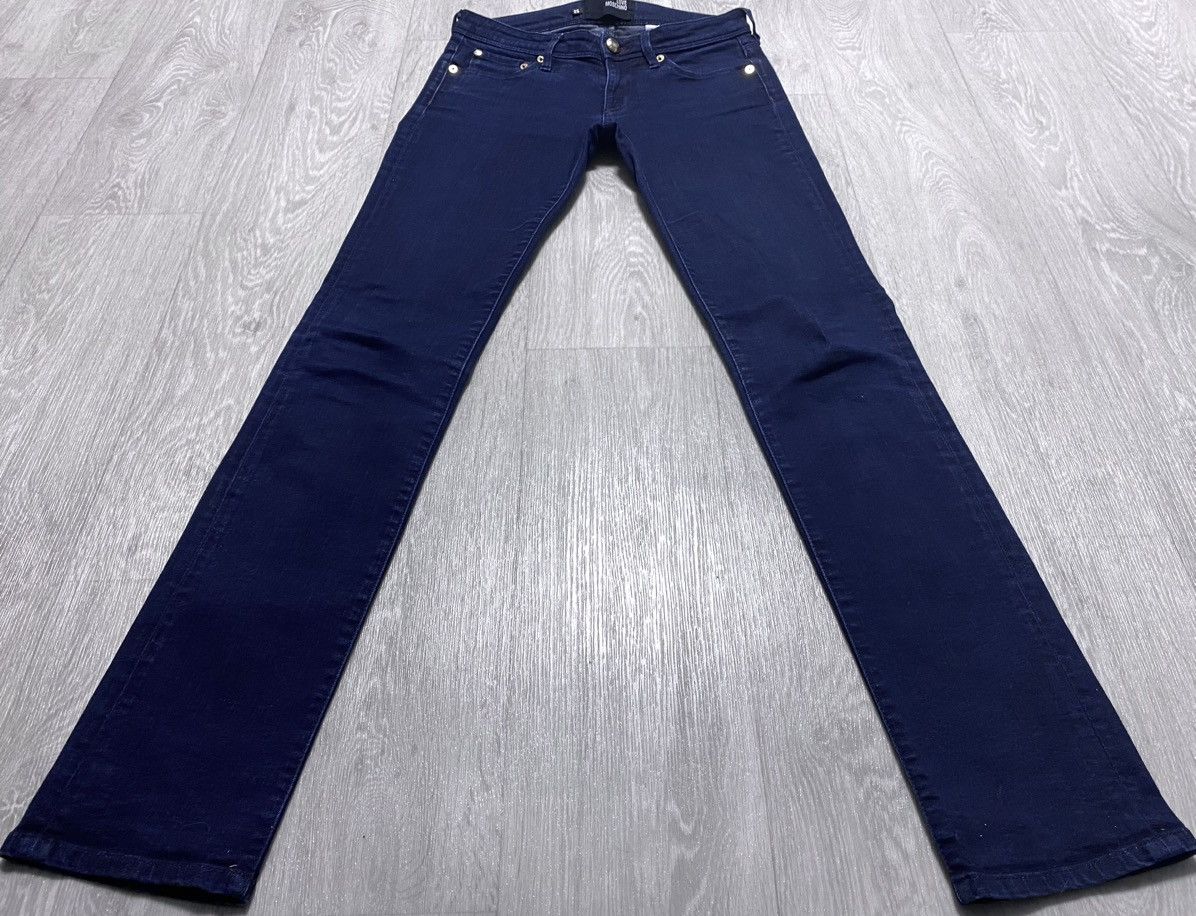 Love Moschino Love Moschino Navy Jeans Denim Embroidered Logo Streetwear Size 25" / US 0 / IT 36 - 8 Thumbnail