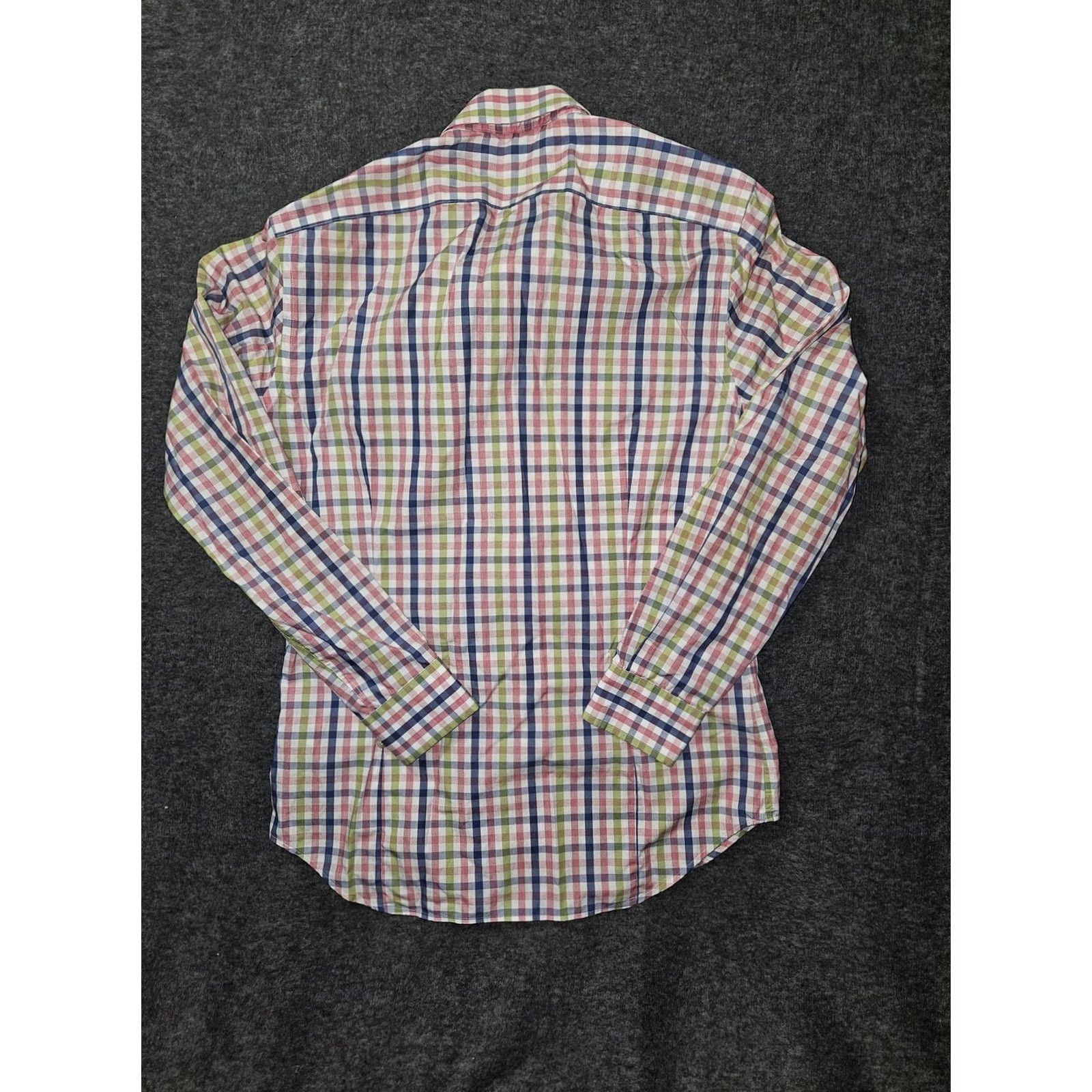 Banana Republic Banana Republic Shirt Mens Medium Multicolor Plaid Non Iron Tailored Slim Fit Shirt Size US M / EU 48-50 / 2 - 8 Thumbnail