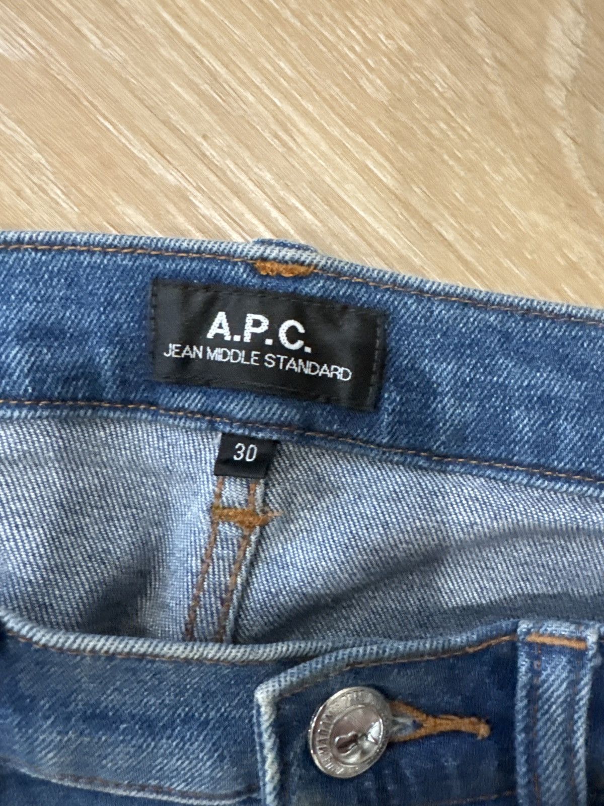 A.P.C. A.P.C. Middle Standard Jeans Size US 30 / EU 46 - 3 Thumbnail