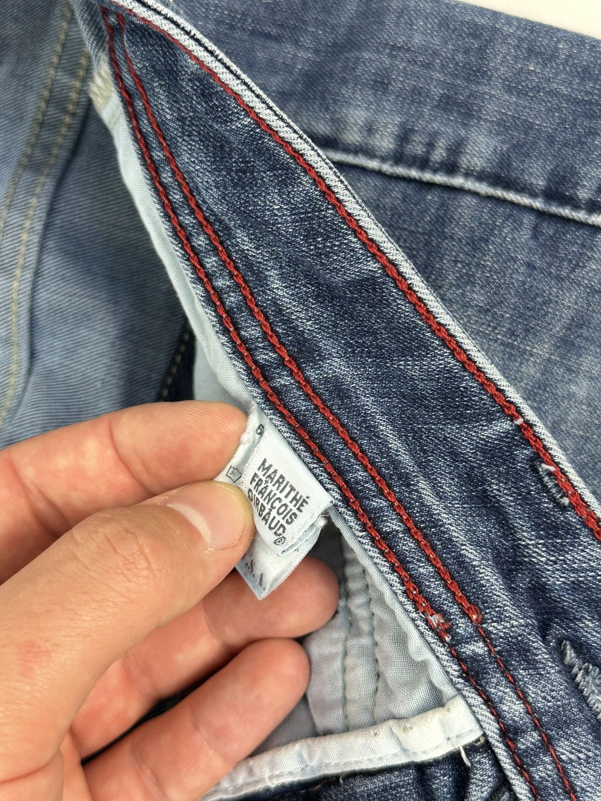 Marithe + Francois Girbaud Vintage Marithe Francois Girabaud Blue Jeans Size 32" / US 10 / IT 46 - 10 Thumbnail